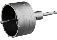 Коронка по бетону SDS Plus 100мм в сборе с державкой